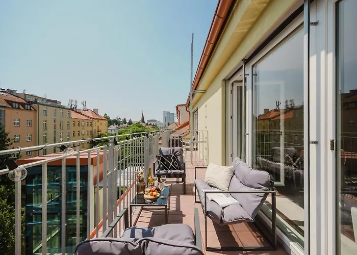 Appartamento Days - Floor With Terrace & Ac Near Vysehrad Castle *